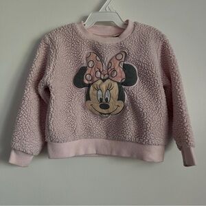 Disney Junior Minnie Mouse Pink Fleece Sweatshirt-Baby Size 18 Months